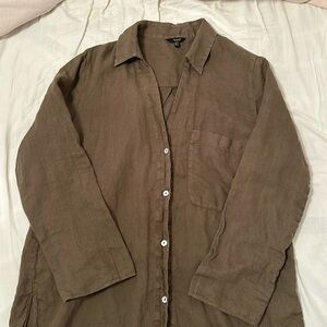 Massimo Dutti Linen Shirt Long